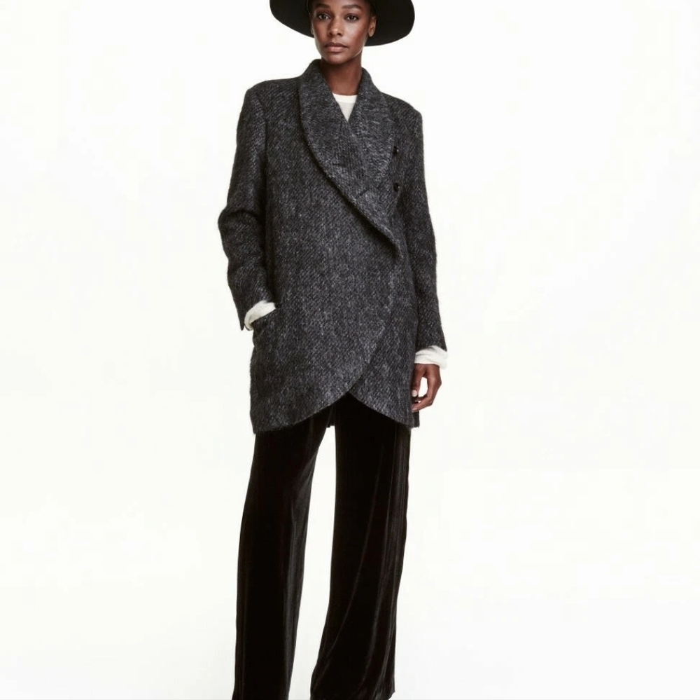 Charcoal Wool Coat